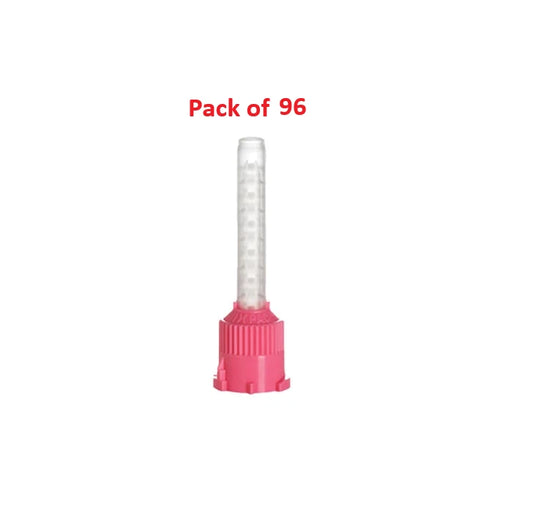 48-240 T-Mixer Style Mixing Tips, Pink, Medium (5.4mm), 48/Bag – 1:1