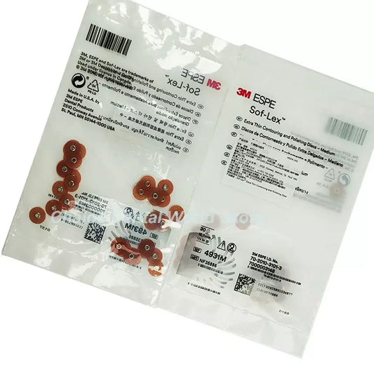 3M Sof-Lex discs with extra-thin grit for precise finishing and polishing 30/pk