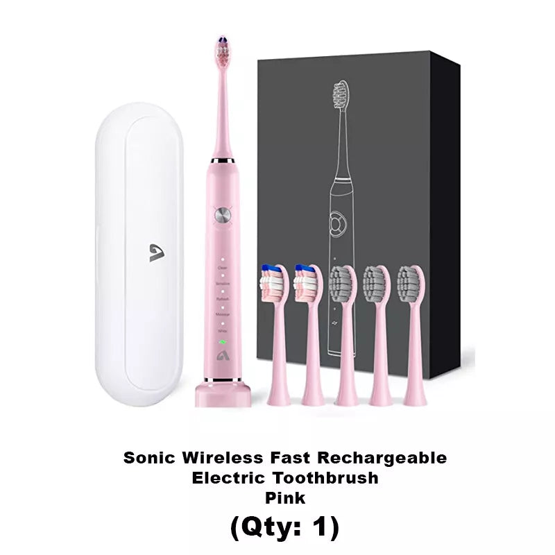 JTF ProAlpha Sonic Wireless Fast Rechargeable Electric Toothbrush