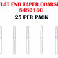Premier Dental SOLO Premium Diamond Burs FLAT END TAPER COARSE 848016C 25pcs USA