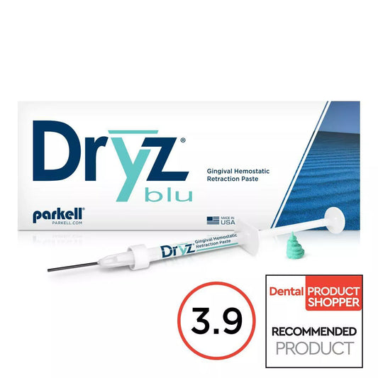 Parkell Dryz Blu Syringe Hemostatic Retraction Paste Syringes