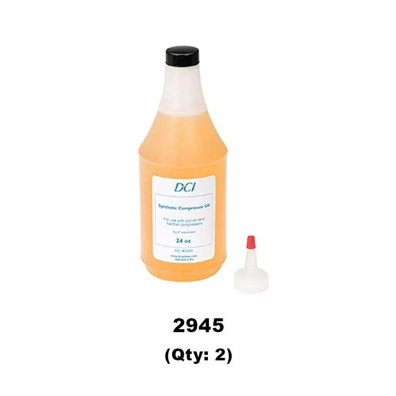 DCI Jun-Air Synthetic Lubricated Compressor Oil (2 Pack) Dental & Accessories