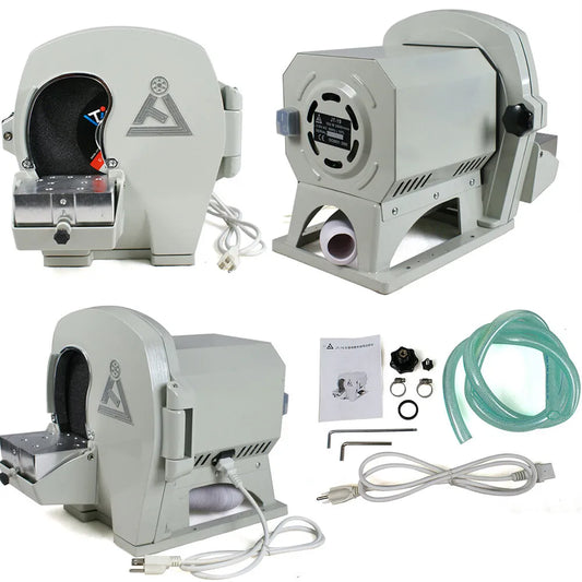 10" Dental Wet Model Trimmer Plaster Abrasive Grinder Trimming Equipment Gypsum