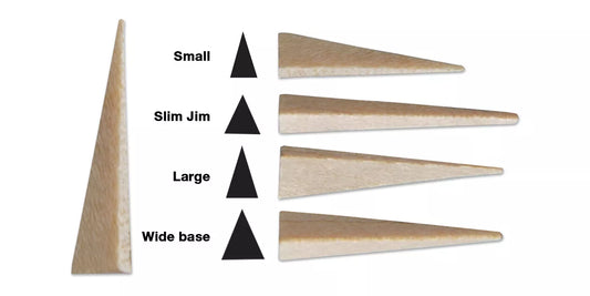 First Choice Triangular Wood Dental Wedges SLIM 500 Pack