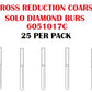 Premier Dental SOLO Premium Diamond Burs GROSS REDUCTION 6051017C 25pcs