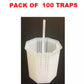 DCI 5822 Solids Collector Disposable Screen 100 Traps (Pack of 100 Traps)