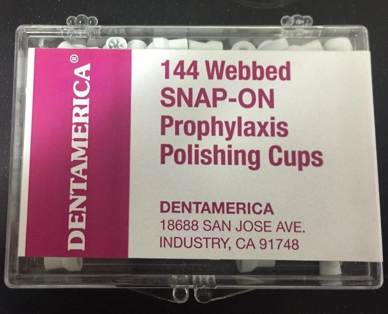 Dental Polishing Prophy Prophylaxis Cups Snap On 288pc - Dentamerica