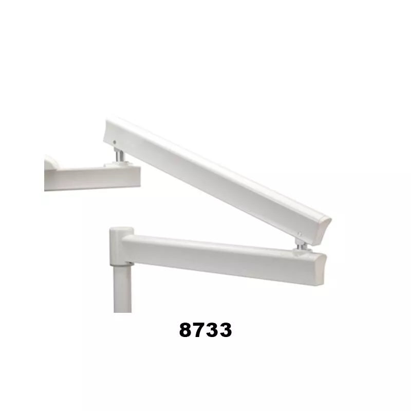 DCI Flex Arm, Post Mount, 50", White for Dental, Medical