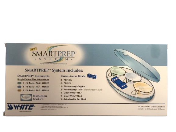 SS White SmartPrep System Carbide Introductory Kit Dentin Removal – Tri ...