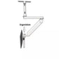 Monitor Ceiling Mount ICW Titan Elite Space-Saving T2 Dental ,Monitor adjuster-Quicklink