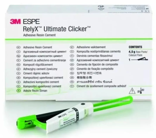 3M Rely X Ultimate Clicker Adhesive Resin Cement, Shade Translucent, 4.5gm