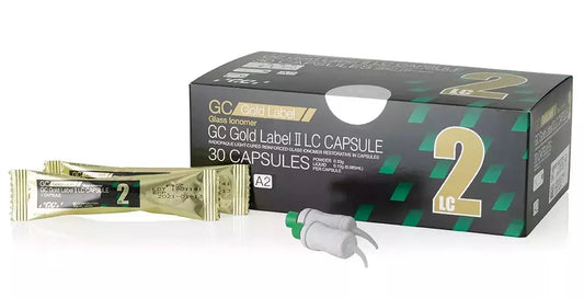 GC Gold Label II LC Capsules (FUJI II) glass ionomer cement Restorative 30/PK