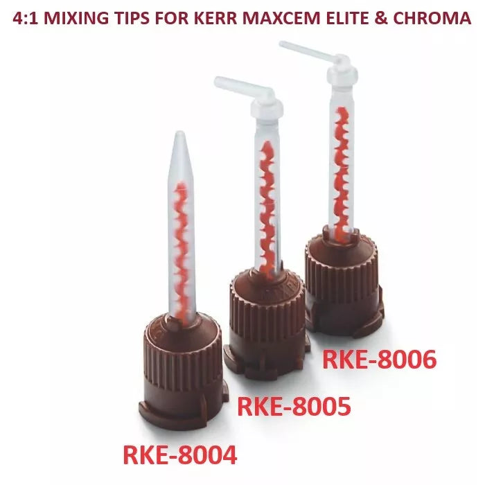 Mixing Tips ( Brown-Orange) for Kerr Maxcem cement 4:1 50/Pk