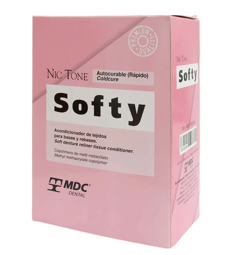 NIC TONE COLDCURE SOFTY SOFT DENTURE RELINE TISSUE CONDITIONER FOR DENTURE -MDC