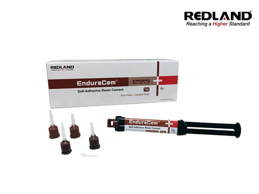 REDLAND Enduracem Self Adhesive Permanent Resin Cement Automix 8gm Syringe