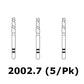 Premier Dental TWO STRIPER Diamond TS2000 Flat End Taper Burs #2002.7 5/pk USA