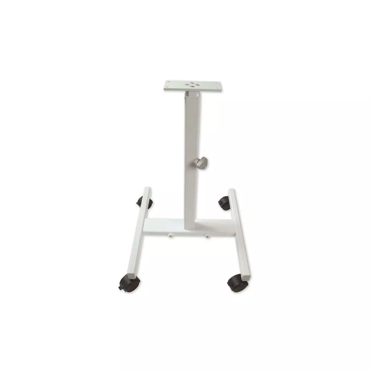 DCI Type Dental White H-Frame Cart Stand Adjustable Height 27” to 34”