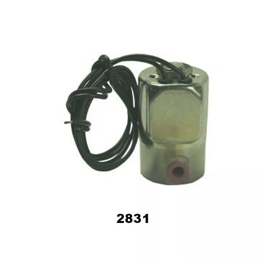 DCI Water Solenoid Valve, 2-Way 1/8" NPT, 24 Volt, 12" Lead for Dental, Medical