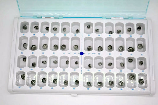 Redland DENTAL STAINLESS STEEL Permanent Molar Adult CROWN (KIT OF 48 PCS)