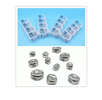 REDLAND Ni-Chro STAINLESS STEEL Primary Molar KIDS CROWN KIT/REFIL All sizes 5/pk