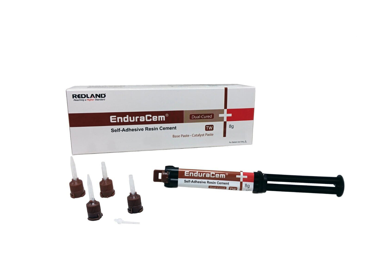 REDLAND Enduracem Self Adhesive Permanent Resin Cement Automix 8gm Syringe