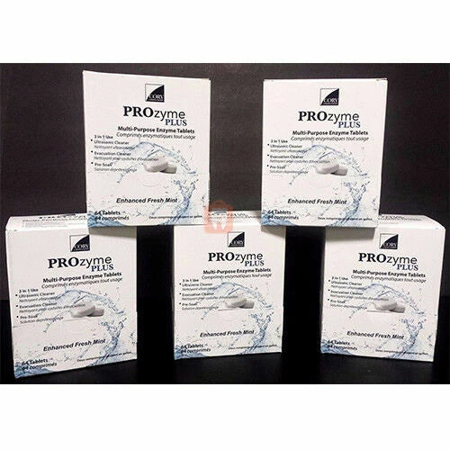 Cory Laboratories Prozyme Plus Ultrasonic & Evacuation Cleaning pre-soak (3 in 1) 64 Tablets Mint