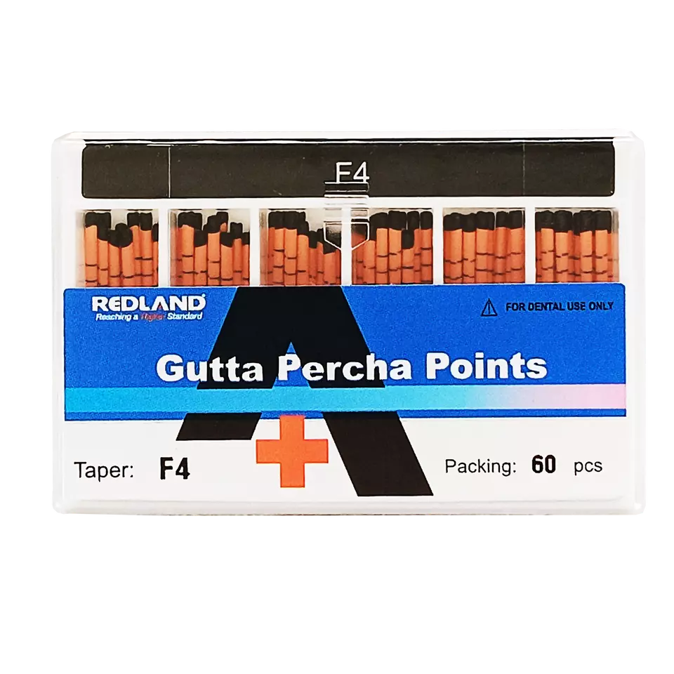 REDLAND Gutta Percha F1,F2,F3,F4,F5 100/Pk for Special TAPERED FILES (MM marked)