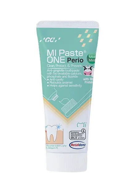 GC MI Paste® ONE Perio Mild Mint Anti-gingivitis Toothpaste with Bio-Cal 42g/pk