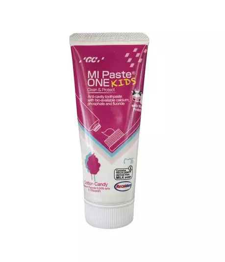 GC MI Paste® ONE Kids Anti-Cavity Toothpaste with Milk Protein 46g/pk, Bio-Cal