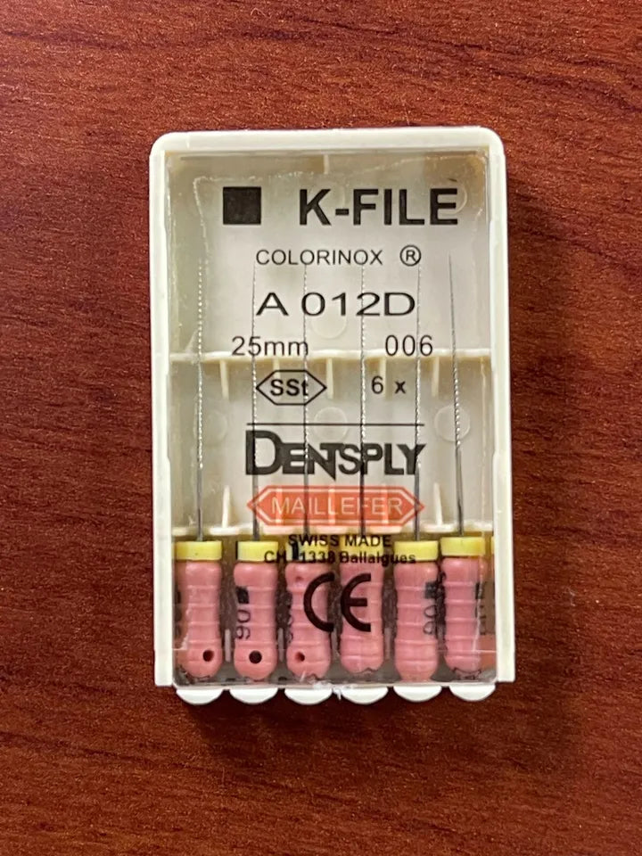 DENTSPLY MAILLEFER K-FILE 21MM/25MM (6PCS)