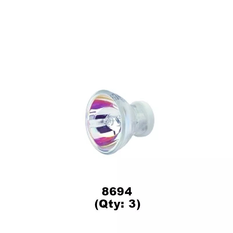 DCI Light Bulb, 12 VAC 100 Watt (3 Pack) Dental