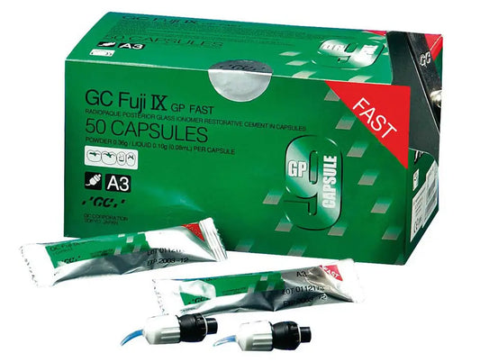 GC FUJI IX GP A3 Glass Ionomer Restorative Cement in CAPSULES 50 Cap/Box