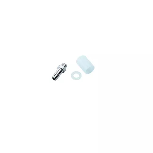 Dental 1/8"-32 Brass Barb, Plastic Washer and Sleeve Kit; 10 Piece (Pack of 5) (DCI Type)