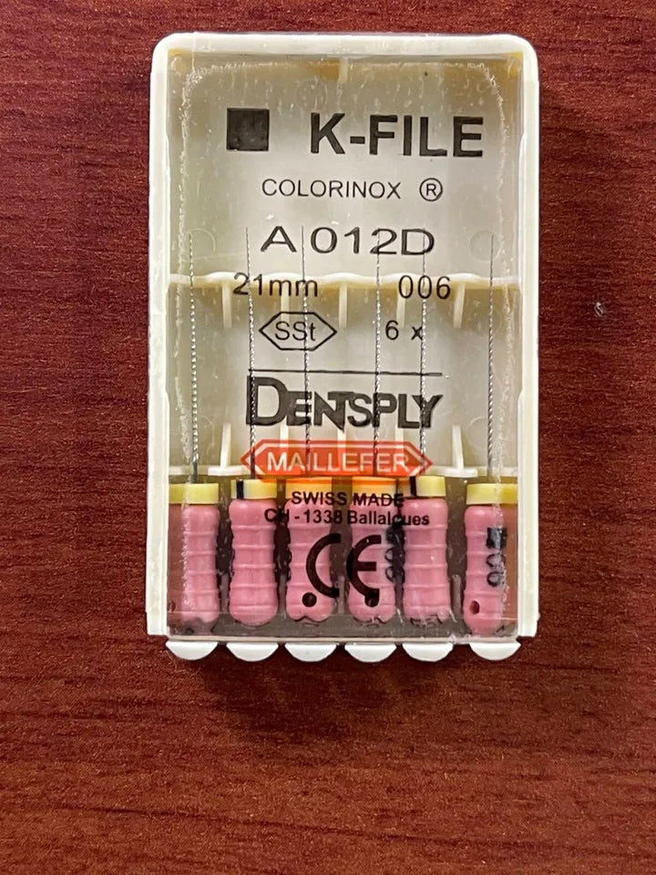 DENTSPLY MAILLEFER K-FILE 21MM/25MM (6PCS)