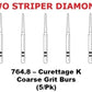 Premier Dental TWO STRIPER Diamond 764.8 – Curettage K Coarse Grit Burs 5/pk