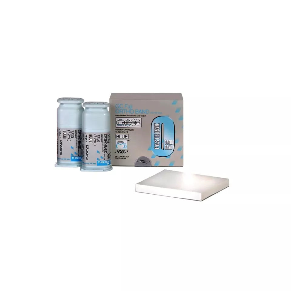 GC Fuji Ortho Band Glass Ionomer ORTHO Cement Paste Pak Cartridge BLUE