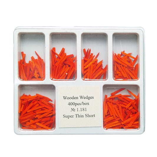 Dental Anatomical Wooden Wedges 400/Bx All sizes Compare to Premier Sycamore