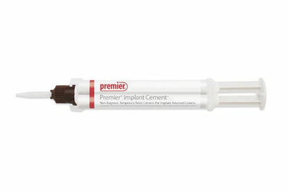 Premier Dental Implant Cement For Implant Retained crowns 5 mL Syringe + 8 Tips