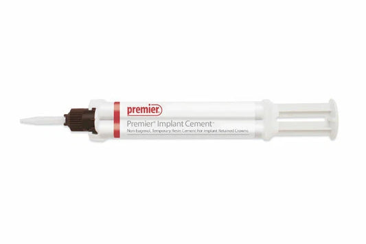 Premier Dental Implant Cement For Implant Retained crowns 5 mL Syringe + 8 Tips