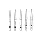Premier Dental TWO STRIPER Diamond 209.10C – Cone Shape Coarse grit Burs (5/Pk)