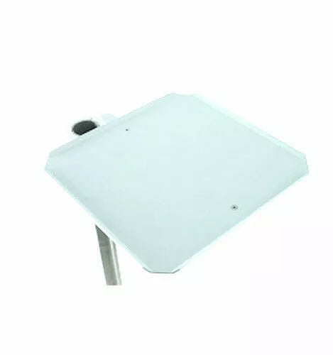 DCI Dental 12" x 12" Pivoting Dental Utility Accessory Shelf for Post or H Frame