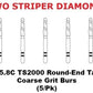 Premier Dental TWO STRIPER Diamond 2005.8C TS2000 Round-End Taper Coarse 5/pk